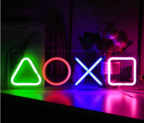 Arcade LED Sign — Acrylic Backboard