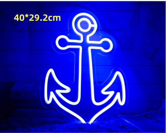 LED Neon Light Spaceman & Planet Wall Decor - USB type